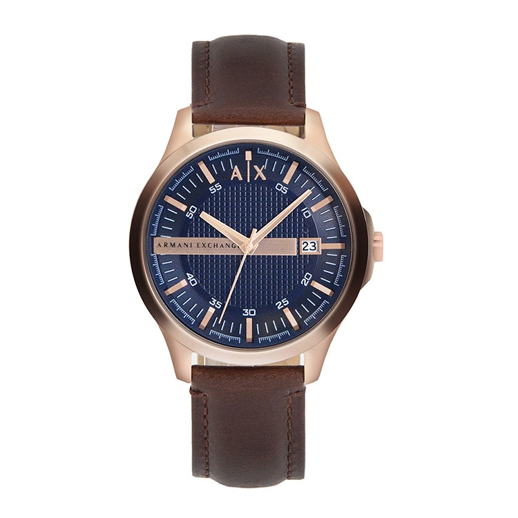 【Armani Exchange】A|X系列 銀色 水鑽 方型 不鏽鋼米蘭錶帶 AX5800