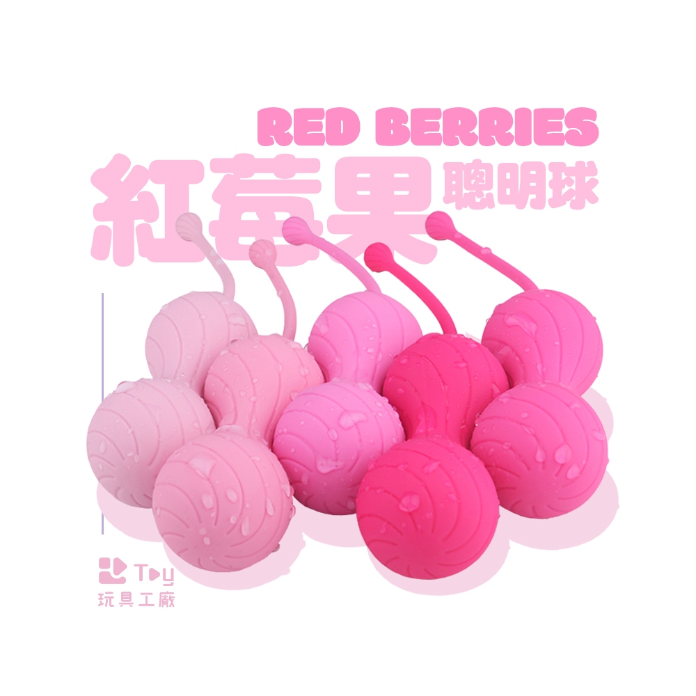 紅莓果聰明球｜一組六種重量選擇｜非全實心鋼珠｜帶有滾動感