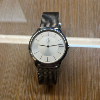 [二手正品] Calvin Klein CK 簡約腕錶 手錶 （Swiss Made K3M221)