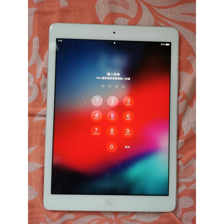 Apple iPad Air 9.7吋 A1474 密碼鎖 零件機 平板