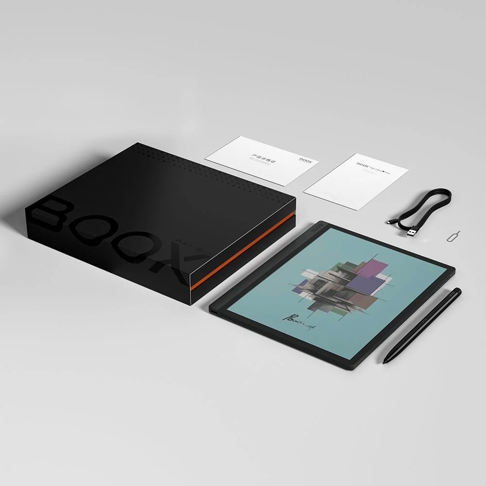 文石Boox Tab Ultra C Pro 10.3吋安卓12彩色電子書閱讀器 主機+鍵盤皮套+原廠OTG+翻頁器