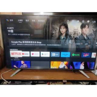 大台北 永和 二手 電視 2020製 60吋電視 夏普 4T-C60bj1t 4K 安卓電視 聯網
