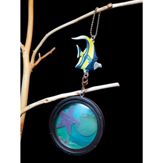 BOX-C ： 角蝶魚 吉哥 GILL 海底總動員 圓窗景 吊飾 扭蛋 2004 YUJIN PIXAR 富貴玩具店