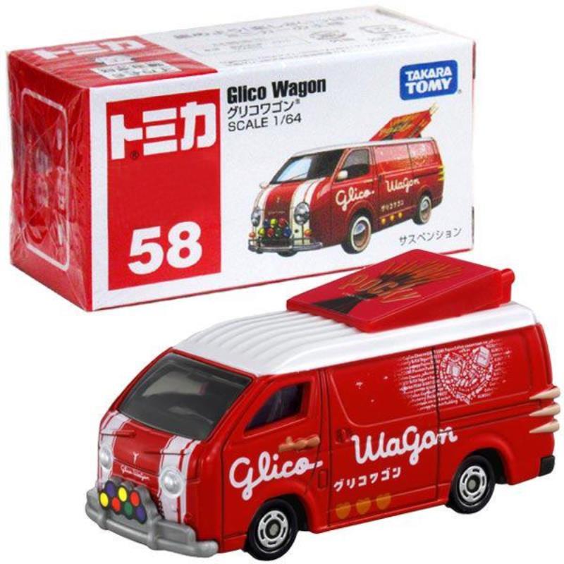 【TOMICA】 汽車世界 多美小汽車 Glico Wagon Pocky 固力果 巧克力 No.058【99模玩】