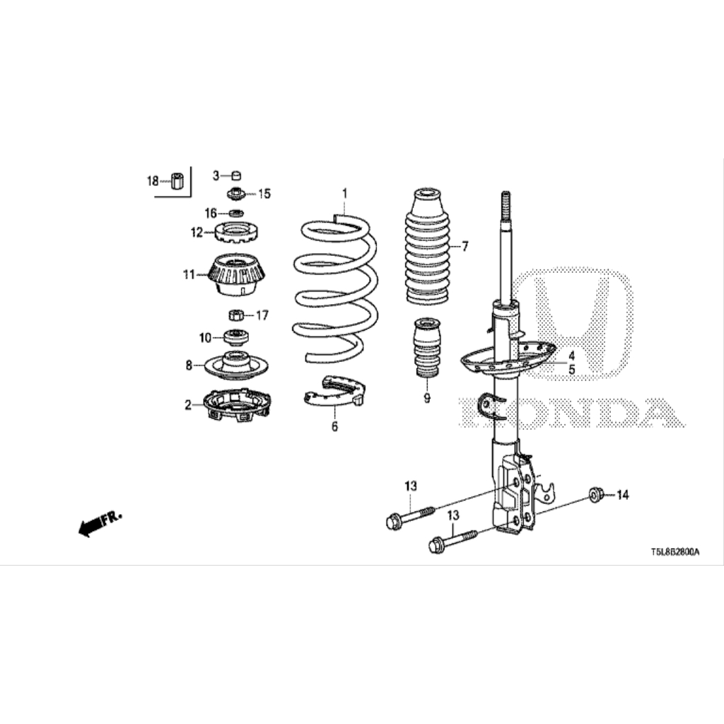 【明水自動車】 HONDA 原廠部品 FIT3 改車部件 改車零件 汽車零件 汽車維修避震器