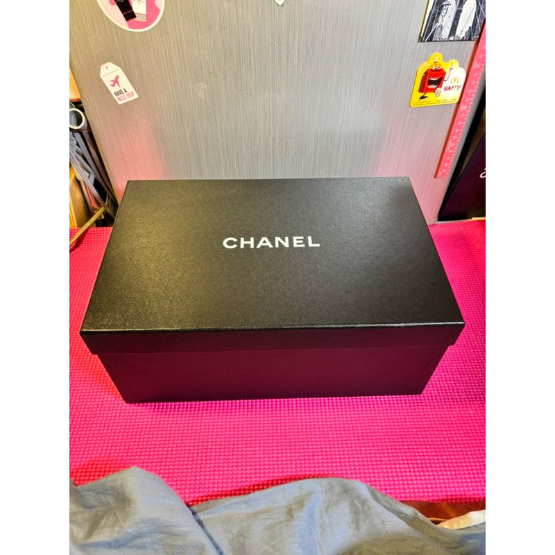 Chanel香奈兒 黑色紙盒 置物盒 收納盒 鞋盒 禮盒 專櫃品