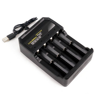 【五金批發王】18650 充電器(4充)USB 18650電池充電器 18650 充電器 USB介面 快速充電 智慧充電