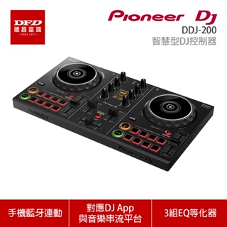 Pioneer DJ 先鋒 DDJ-200 智慧型DJ控制器 公司貨