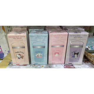 婕的店日本精品~日本帶回~日本Sanrio kitty 美樂蒂 大耳狗 不鏽鋼手提保溫杯(330ml)