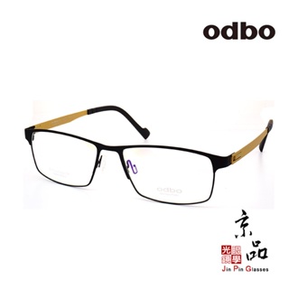 【odbo】1806A C16 黑面/金色腳 56mm 鈦金屬 輕量化設計 odbo 鏡框 JPG京品眼鏡