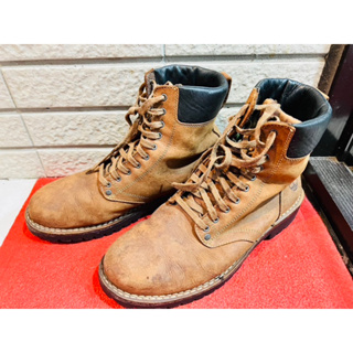 美國購入Timberland棕咖啡色全粒面經典防水男靴（45號）二手閒置商品