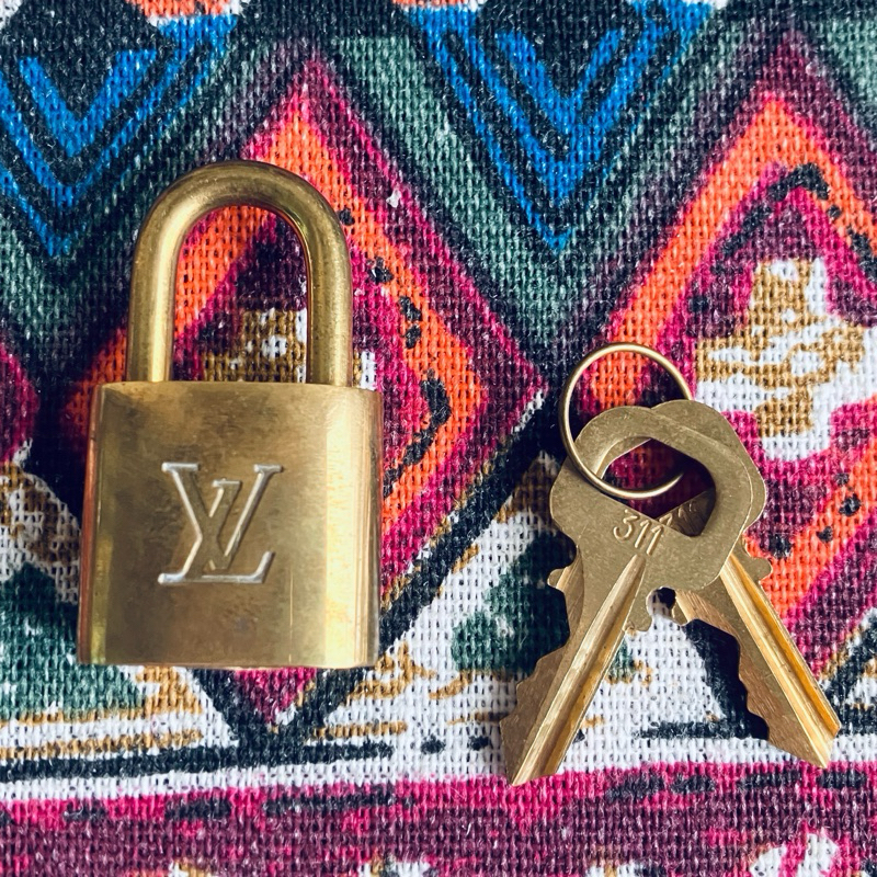 LV正品 鎖頭+鑰匙