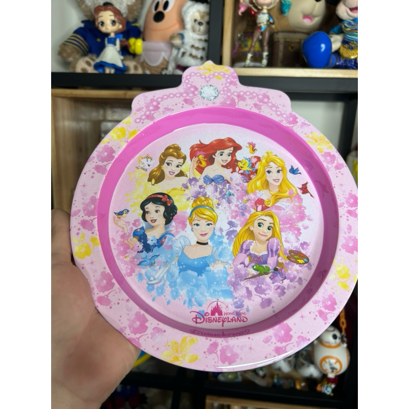現貨✨可刷卡  香港迪士尼 公主系列 灰姑娘 小美人魚 貝兒 長髮公主 白雪公主 兒童餐盤 餐盤