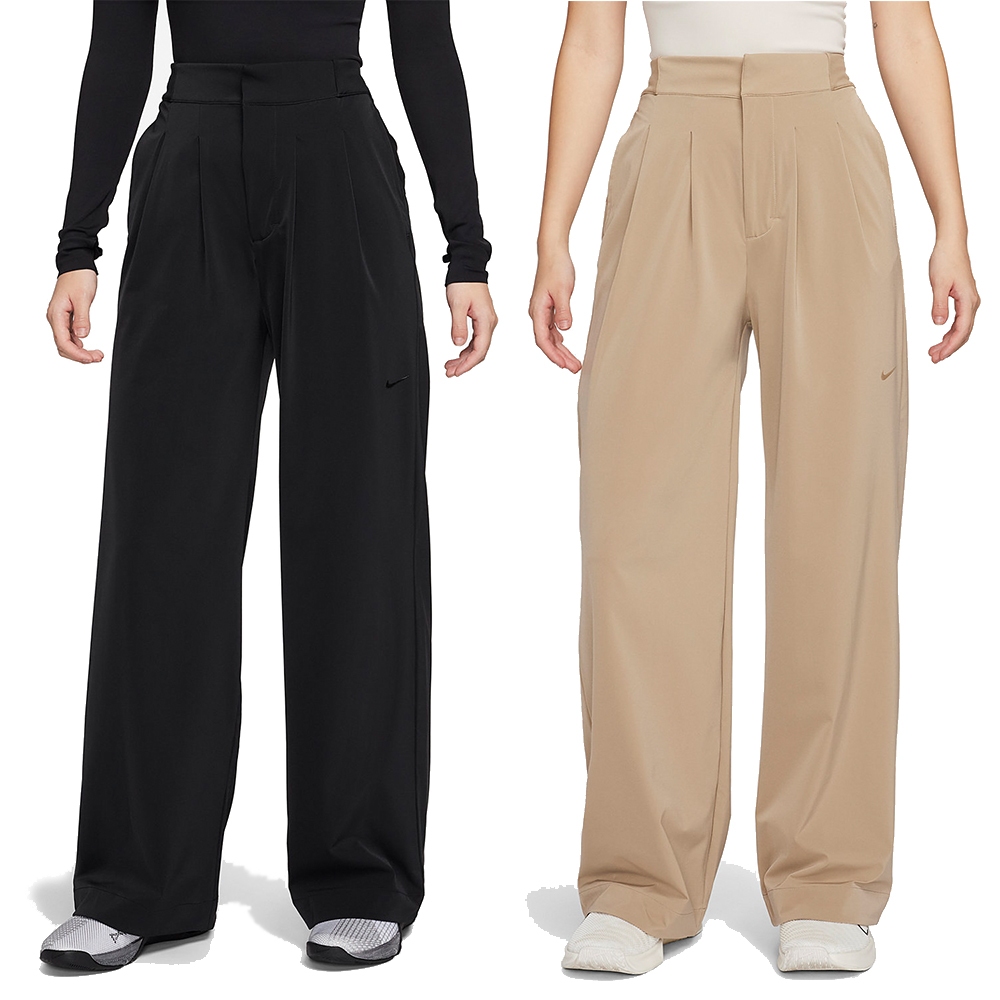 NIKE 女 DF BLISS TROUSER 休閒長褲 落地寬褲 - FQ2167010 FQ2167247