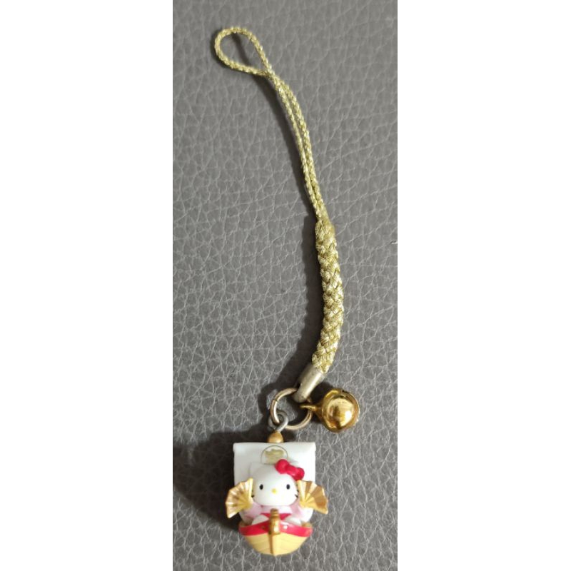 * 絕版 限定 日本 香川 三麗鷗 Hello Kitty 凱蒂貓 金比羅神社 造型 公仔 鈴鐺 吊飾