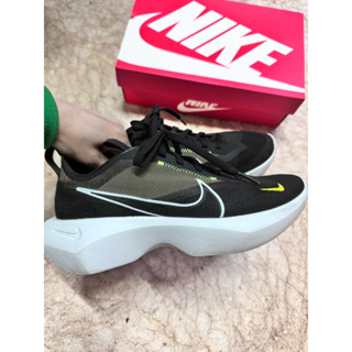 Nike W Vista lite 黑螢光綠 23.5 八成新