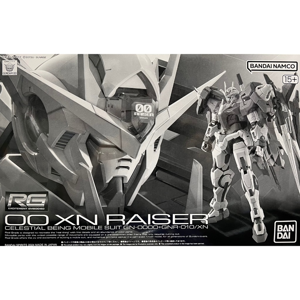 【模型屋】現貨 含支架 PB 魂商店 BANDAI RG 1/144 OO XN RAISER 能天使鋼彈 斬擊強化模組