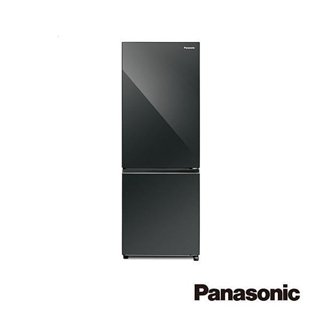 +新家電館+【Panasonic國際牌 NR-B301VG-X1】輕奢品味玻璃鏡面雙門電冰箱300公升鏡面鑽石黑