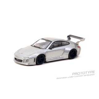 【現貨】TARMAC WORKS 1/64 保時捷 Porsche Old & New 997 金屬灰