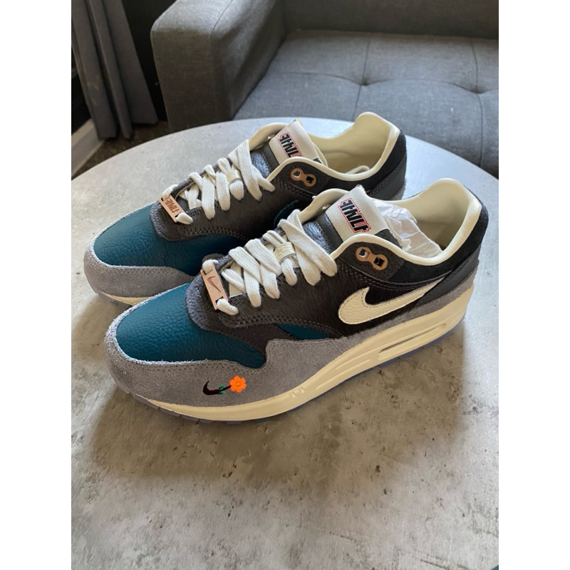 Kasina Nike Air max 1 鴛鴦 灰色 全新女鞋US7.5/24.5cm 稀有聯名款 尺寸稀有 便宜出售