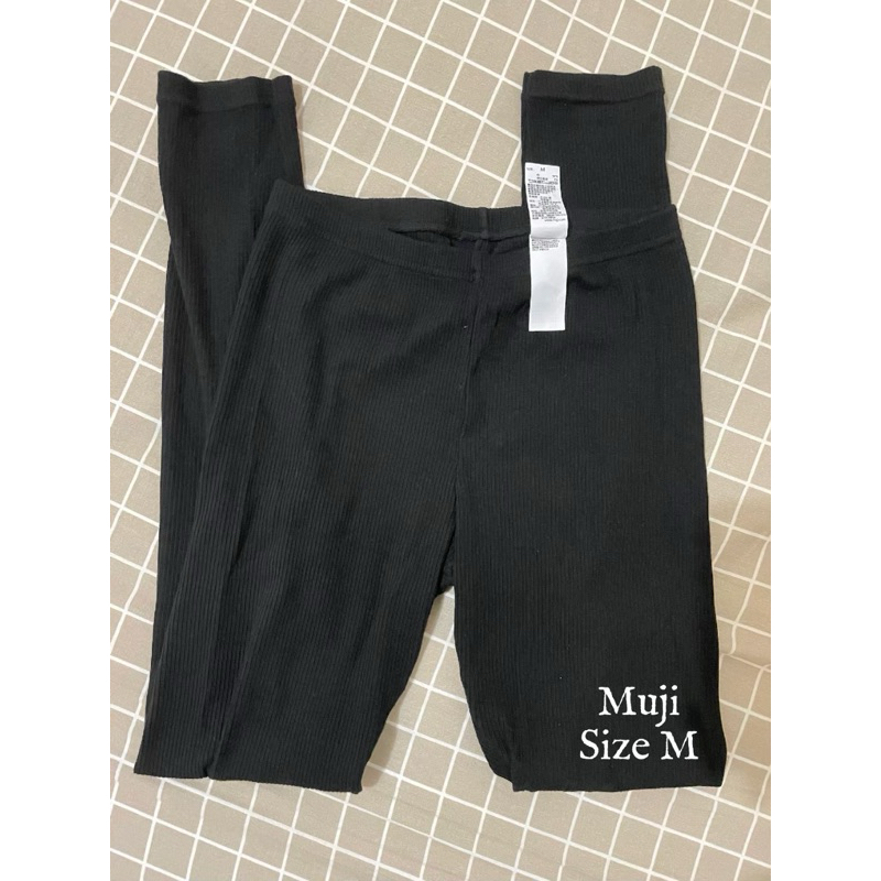 【Muji】無印良品內搭褲 緊身褲 size M