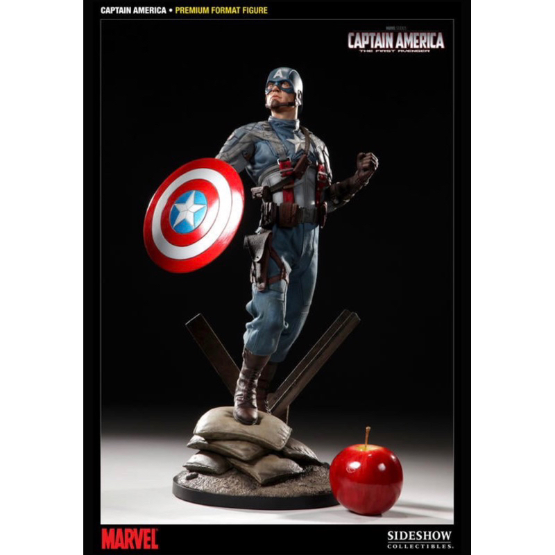 「全新現貨」Sideshow Captain America 美國隊長 全身雕像 SC-300114 1：4