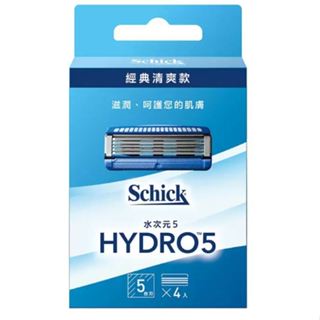 舒適 Hydro水次元5刮鬍刀片 4入 / 好市多代購