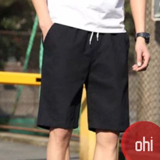 【ohi】[臺灣發貨]大尺碼工裝短褲 百搭抽繩 工作短褲男 男生短褲 五分男短褲(MGCD612)