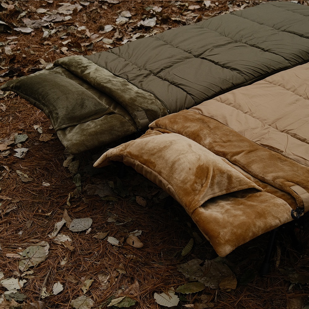 《POLARIS北極星》法蘭絨斗篷睡袋 ｜【海怪野行】可拼接睡袋 可拆斗篷 絨毛睡袋 露營睡袋
