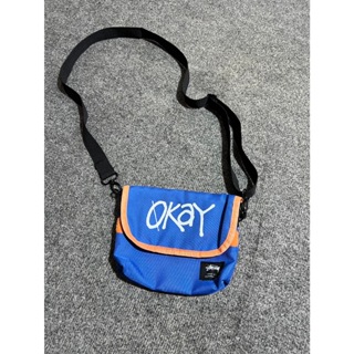 【TACKSTHGOOD】稀有老品 Stussy USA 'OKAY" Bag 迷你斜背包