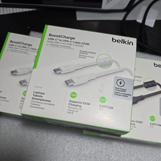 Belkin Braided USB-C 2.0 100W PD 100W 傳輸線2M