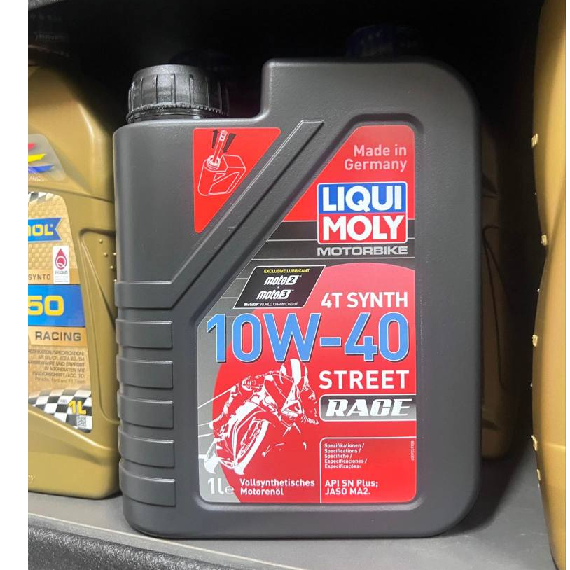 自取價 370元 【油品味】LIQUI MOLY STREET RACE 4T 10W40 MA2 力魔機油