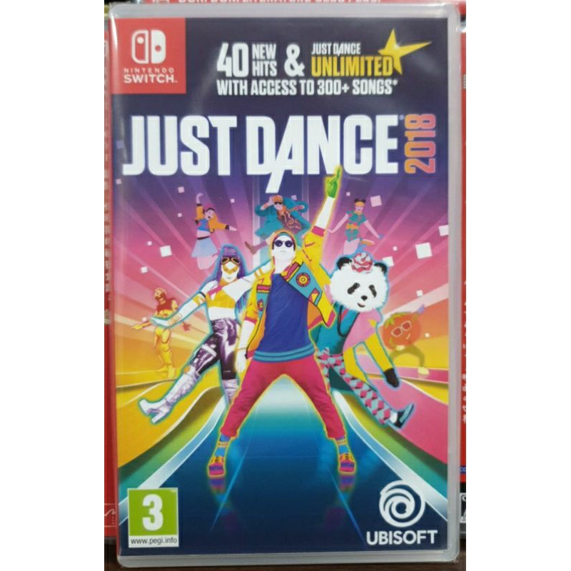 【二手商品】NS Switch遊戲 Just Dance 2018 舞力全開2018 英文版 歐版封面PEGI