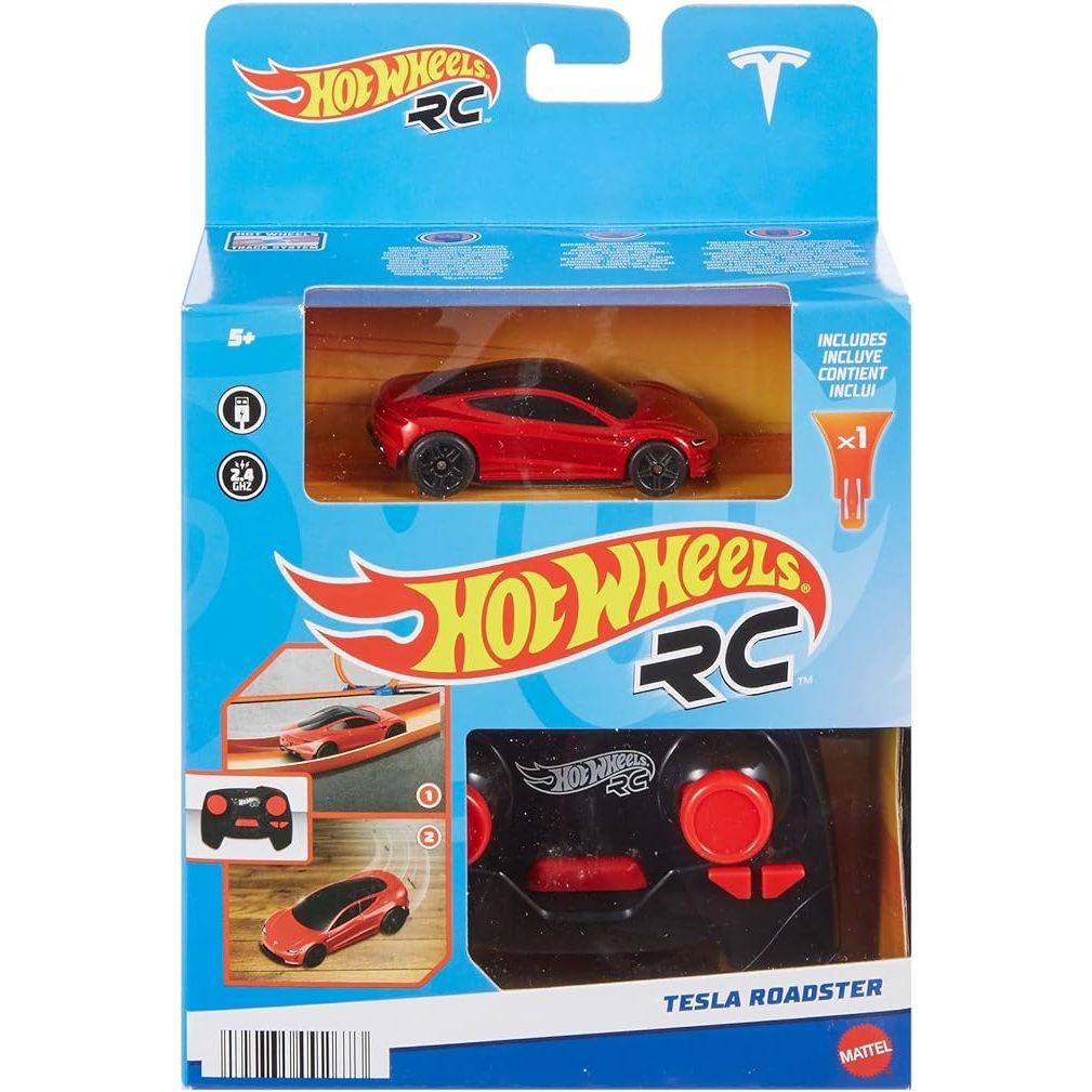 預購 Hot Wheels 風火輪 RC 1:64 Scale Tesla Roadster