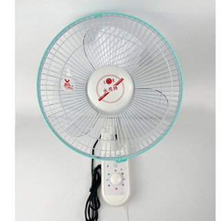 大象生活館 永用牌臺製安靜型10吋單拉掛壁扇/電風扇/涼風扇FC-210馬達2年保固含稅附發票+保固貼紙另售220電壓