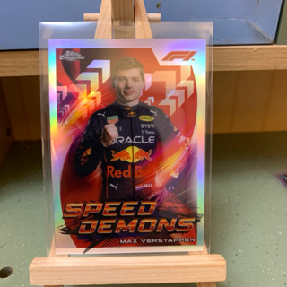 Topps Chrome F1 紅牛車王Max Verstappen Speed Demons 紅牛車隊 三冠王