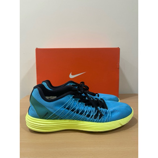 Nike Lunaracer 3 藍色/螢光黃底 運動鞋/跑步鞋 US8/26CM