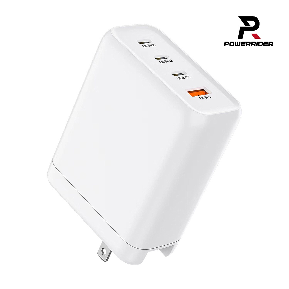 PowerRider PD140W 140W 氮化鎵 4孔折疊快速充電器 快充頭