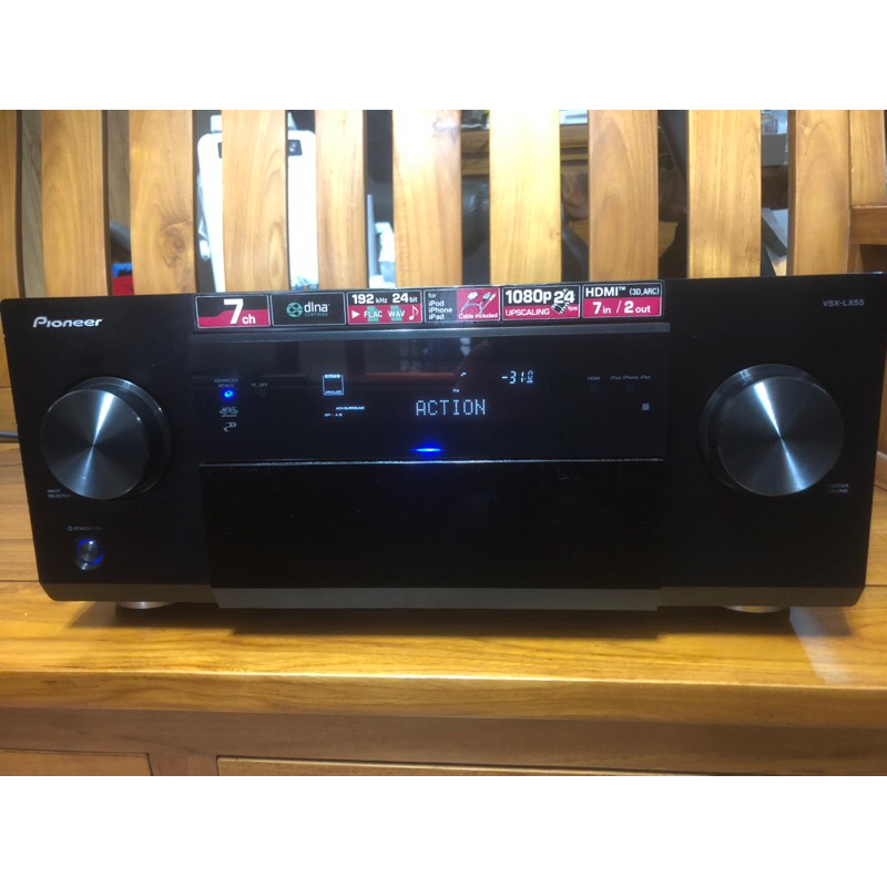 先鋒pioneer VSX-LX55 7.2聲道AV環繞擴大機