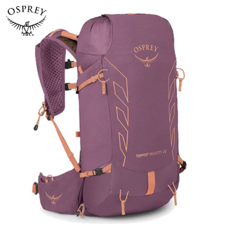 【Osprey 美國】Tempest Velocity 20 女款登山背包 XS/S 羊絨紫/黃 20L背包 健行背包