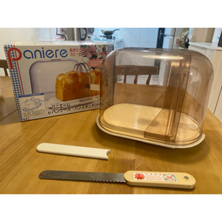 【二手】Paniere吐司切片組切麵包器（附刀子）