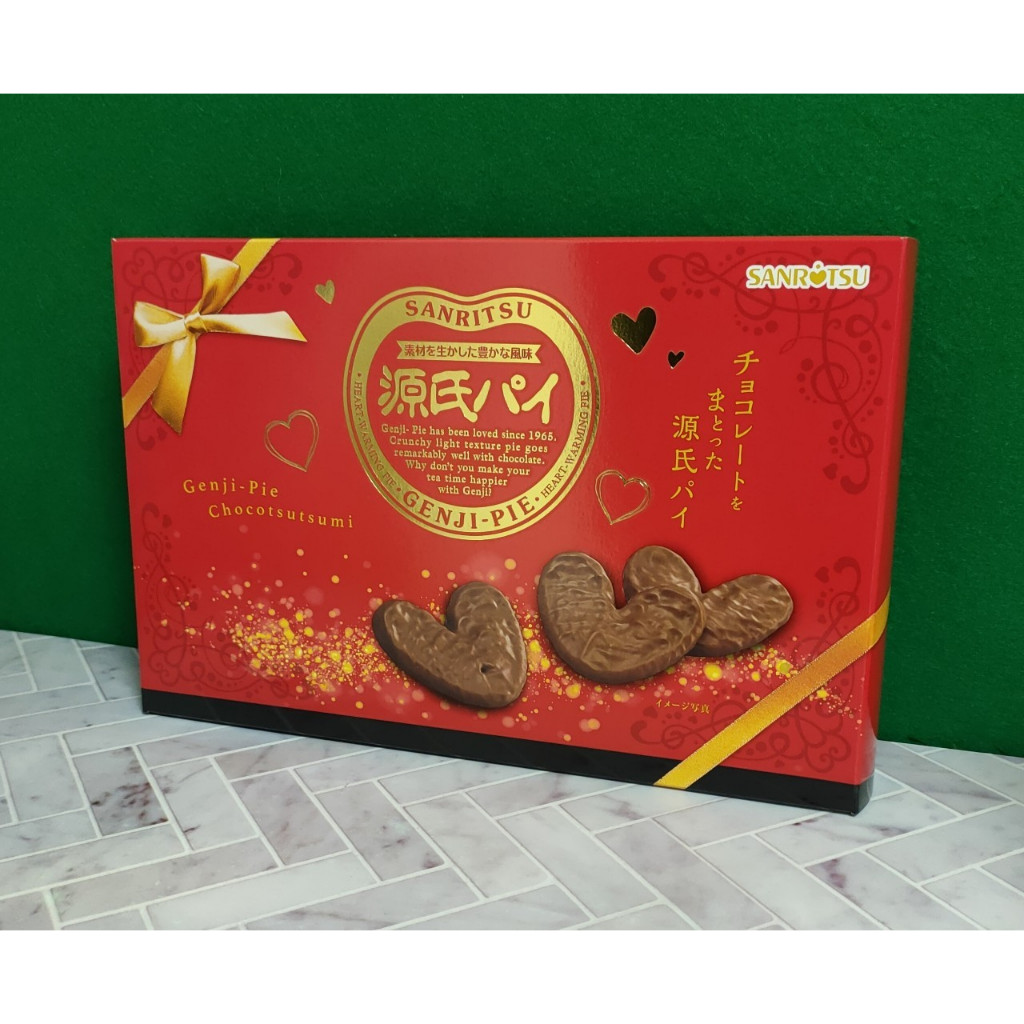 日本 SANRITSU 三立製菓 禮盒巧克力源氏派140g(14枚)
