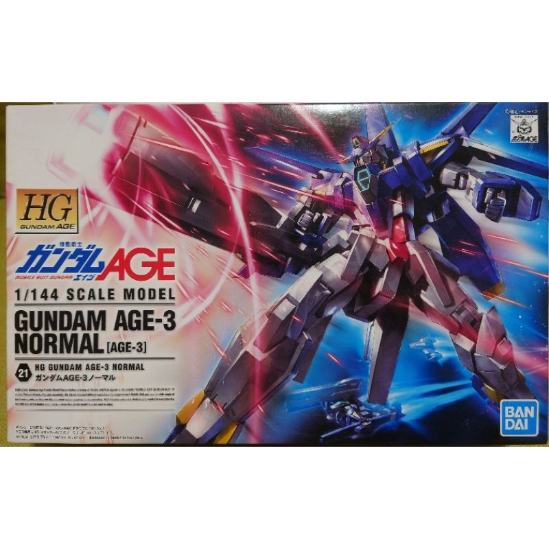 「組裝模型」萬代 BANDAI 1/144 鋼彈模型 HG AGE #21 鋼彈AGE-3 基本型 組裝模型