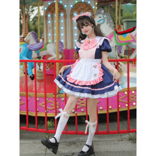 【西米格動漫】咖啡廳女僕裝COSPLAY 公主裙小洋裝女裝角色扮演派對制服大尺碼