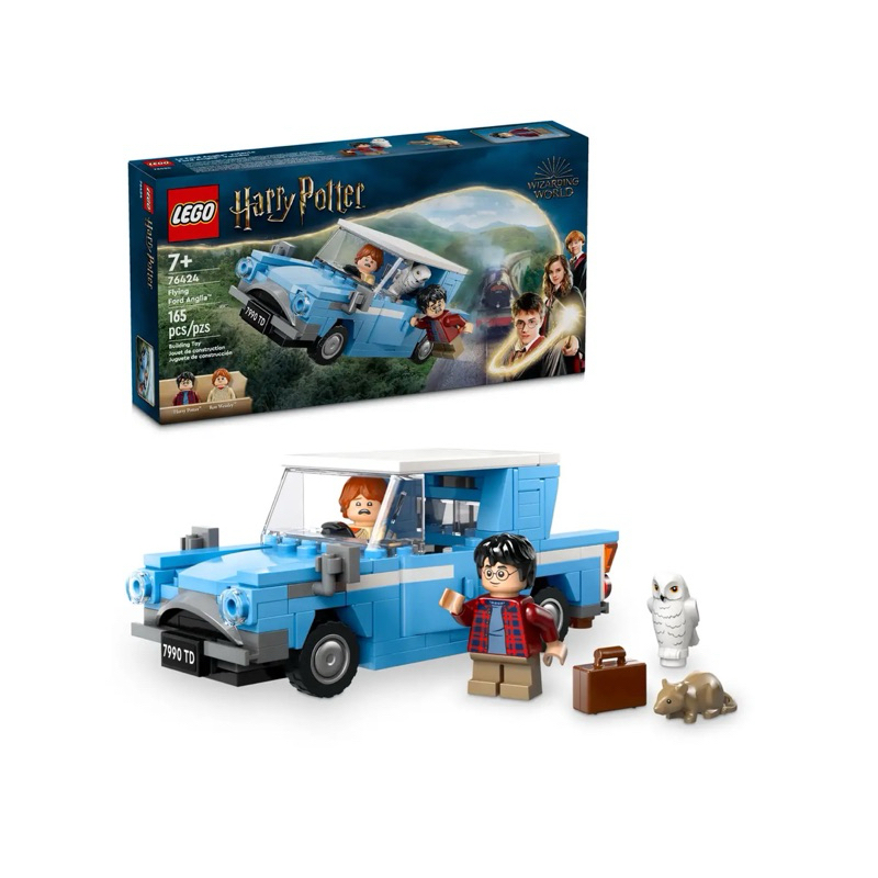 Home&amp;brick LEGO 76424 Flying Ford Anglia Harry Potter