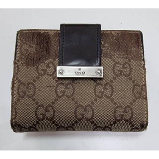 二手Gucci 短夾Signature GG Canvas Bifold Wallet 899