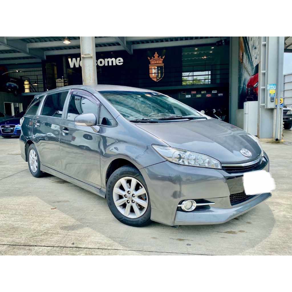 2011 Toyota Wish 2.0 鐵灰#強力過件9 #強力過件99%、#可全額貸、#超額貸、#車換車結清