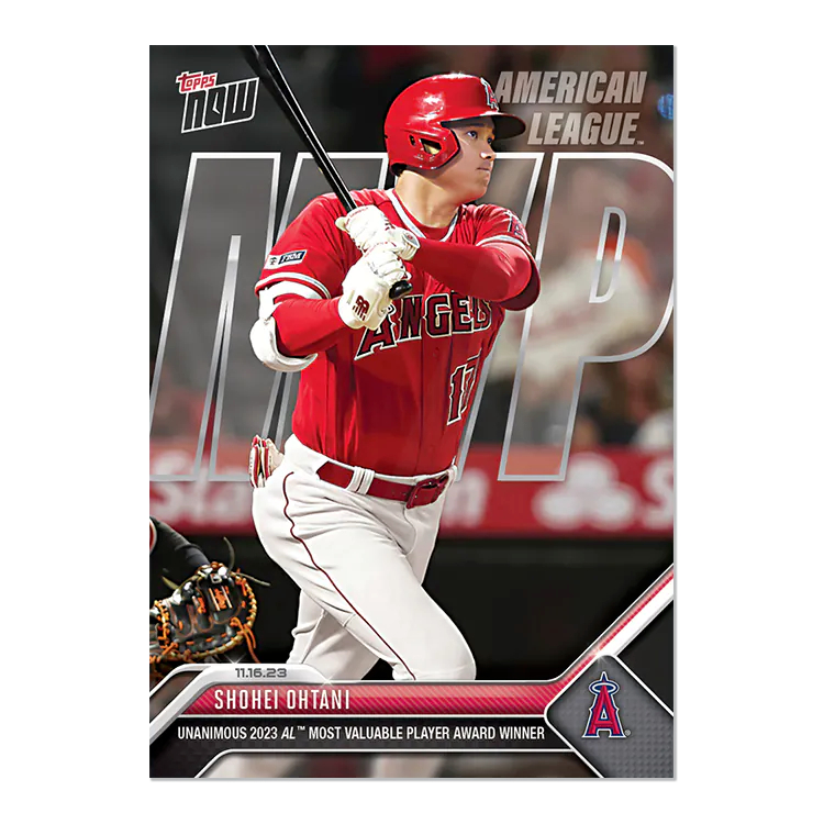 Shohei Ohtani Mvp 2023 Mlb Topps Now 大谷翔平 球員卡 #OS16