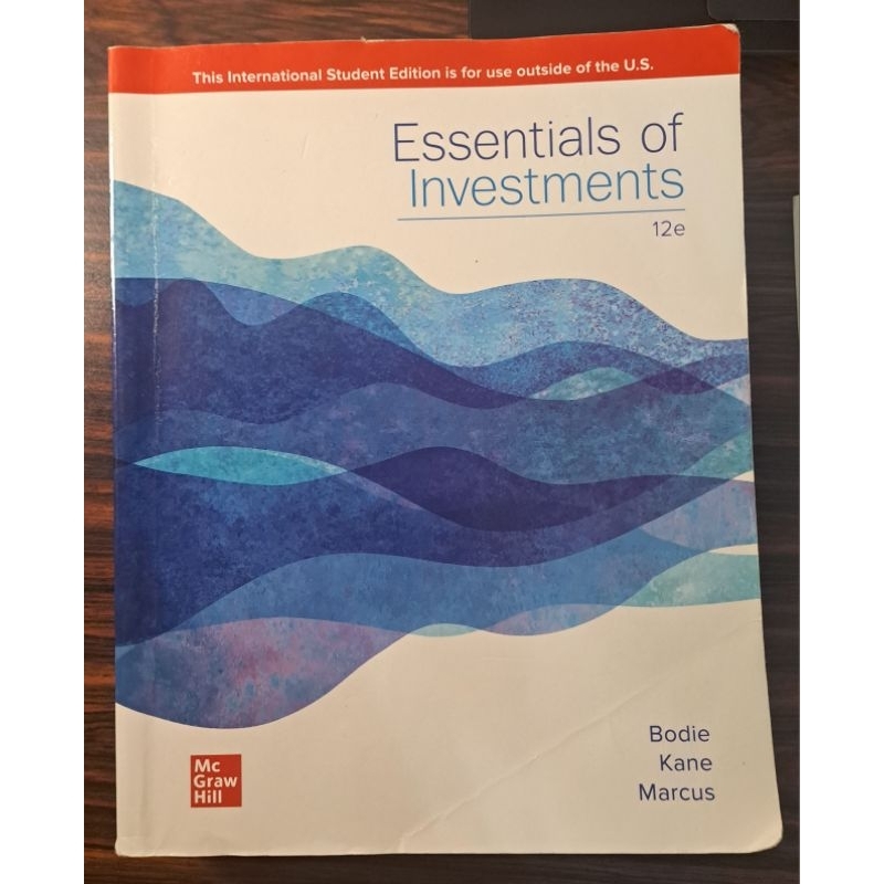 essentials of investments 12e/11e二手投資學原文書