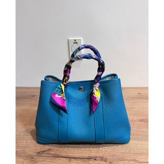 hermes garden party 花園包 gp 30 手提包附絲巾